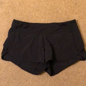 Lululemon black athletics shorts